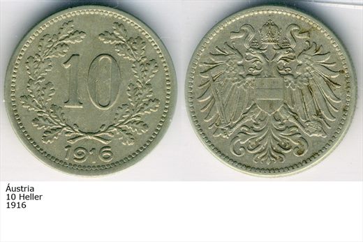 Austria - Heller 10 - 1916 - G6 A1 H01 L3C5
