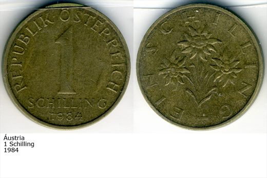 Austria - Schilling 1 - 1984 - G6 A3 H05 L3C6