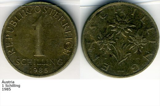 Austria - Schilling 1 - 1985 - G6 A3 H05 L4C1
