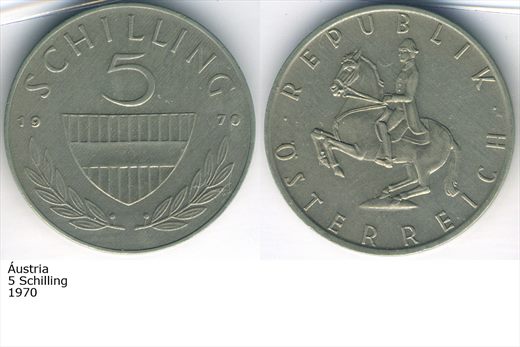 Austria - Schilling 5 - 1970 - G5 A3 H02 L3C4