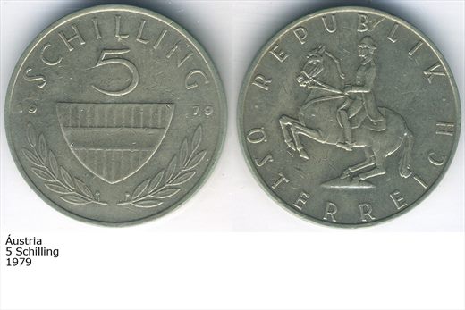 Austria - Schilling 5 - 1979 - G5 A3 H02 L4C2