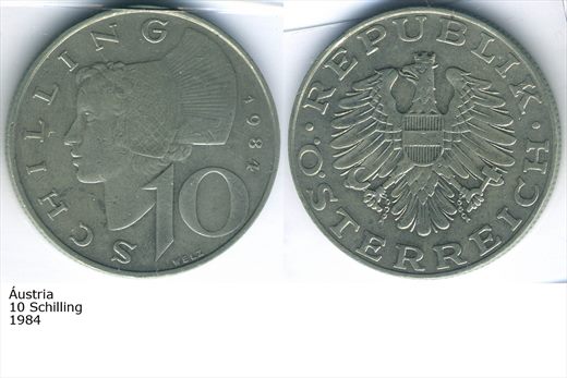 Austria - Schilling 10 - 1984 - G5 A3 H02 L2C5