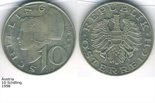 Austria - Schilling 10 - 1998 - G5 A3 H02 L3C3