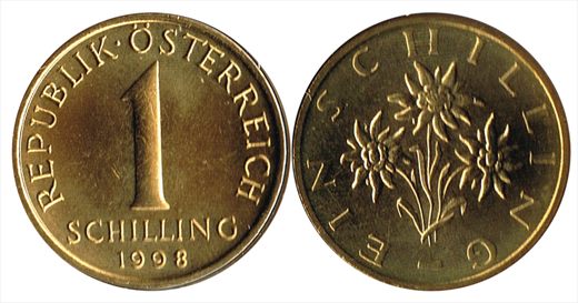 Austria - Schilling 1 - 1998