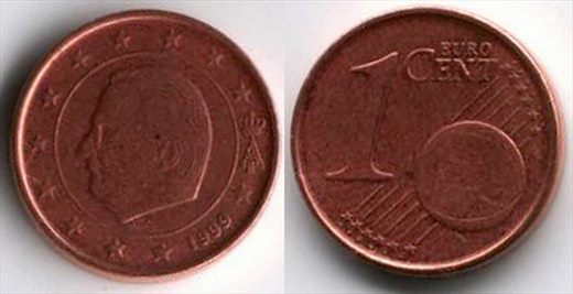 Belgica - Euro Cent 1 - 1999