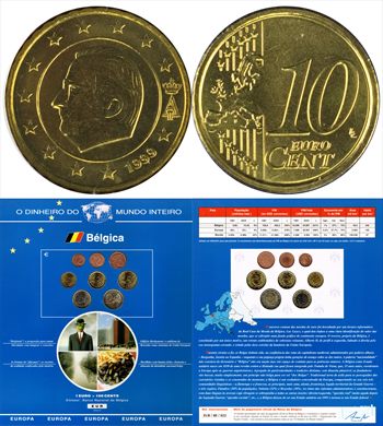 Belgica - Euro cent 10 - 1999 DMI