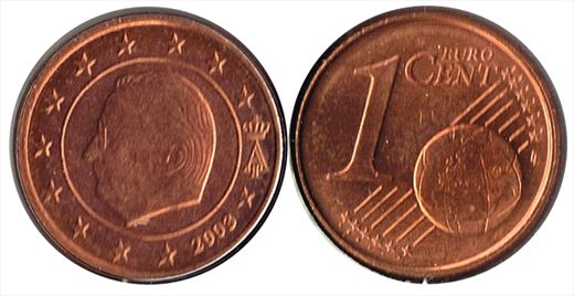 Belgica - Euro cent 1 - 2003