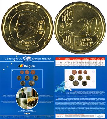 Belgica - Euro cent 20 - 2008 DMI