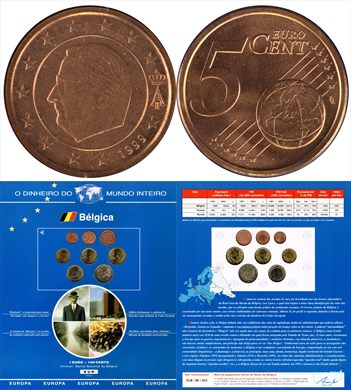 Belgica - Euro cent 5 - 1999 DMI