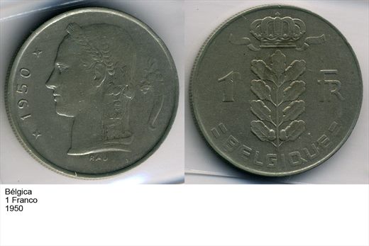 Belgica - Franco 1 - 1950 - G6 A2 H11 L6C6