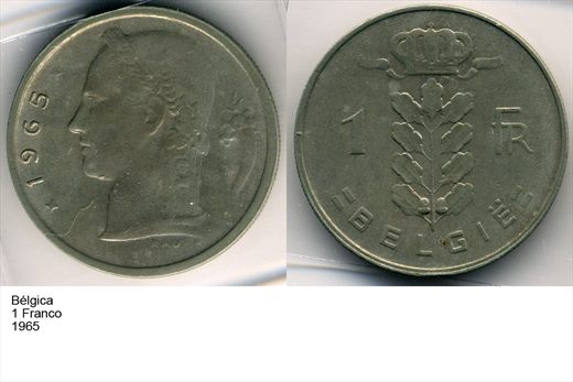 Belgica - Franco 1 - 1965 - G6 A2 H11 L7C3