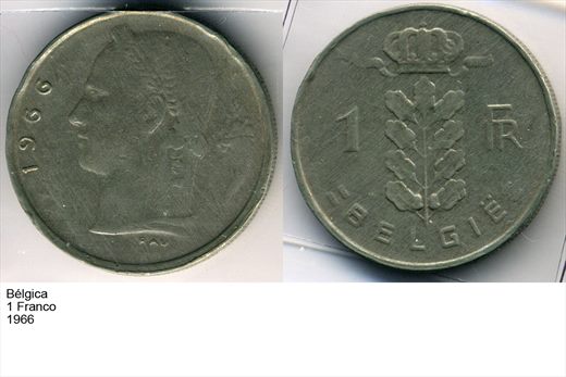 Belgica - Franco 1 - 1966 - G6 A2 H11 L7C2