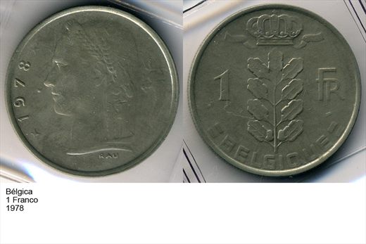 Belgica - Franco 1 - 1978 - G6 A2 H11 L7C5