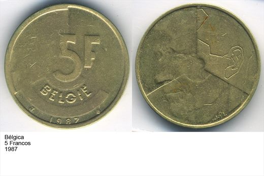 Belgica - Franco 5 - 1987 - G5 A2 H10 L4C3