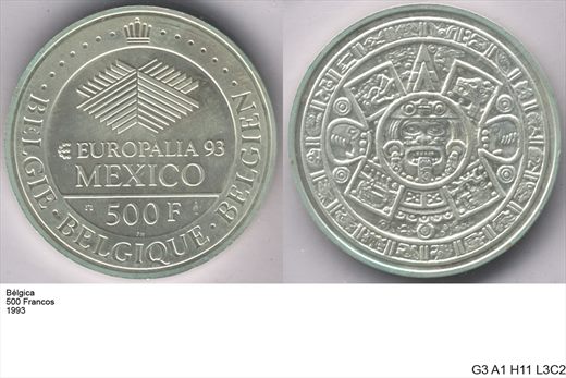Belgica - Franco 500 - 1993 - G3 A1 H11 L3C2