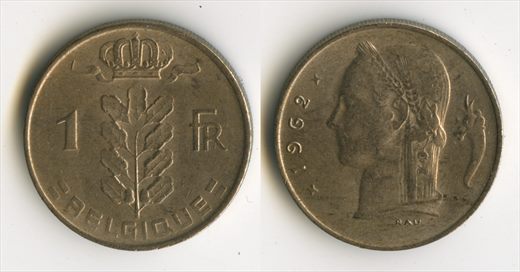 Belgica - Franco 1 - 1962