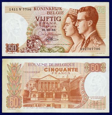 Belgica - Franco 50 - 1966-05-16 serie V