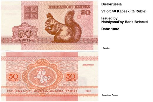 Bielorrussia - Kopek 50 - 1992