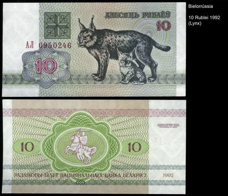 Bielorrussia - Rublo 10 - 1992