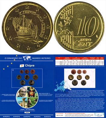 Chipre - Euro Cent 10 - 2015 DMI