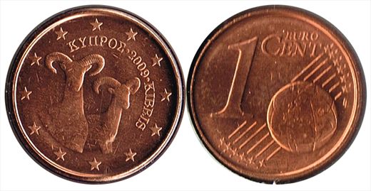 Chipre - Euro cent 1 - 2009