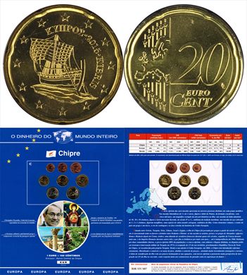 Chipre - Euro Cent 20 - 2015 DMI