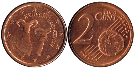 Chipre - Euro cent 2 - 2008