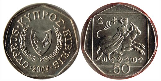 Chipre - Cent 50 - 2004