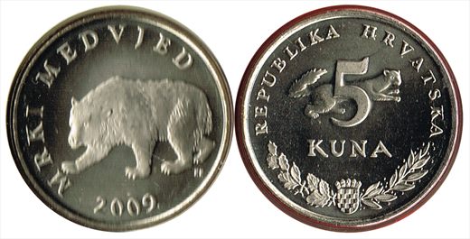 Croacia - Kuna 5 - 2009
