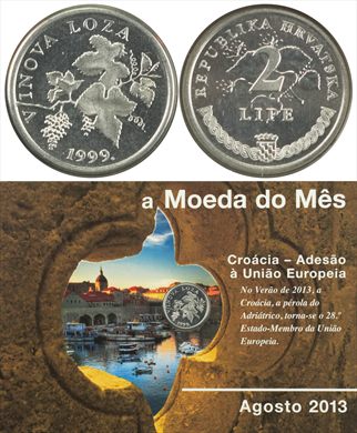 Croacia - Lipa 2 - 1999 (Moeda do Mes Agosto 2013)