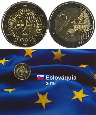 Eslovaquia - Euro 2 - 2016 (2Eur Collection)