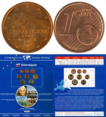 Eslovaquia - Euro Cent 1 - 2009 DMI