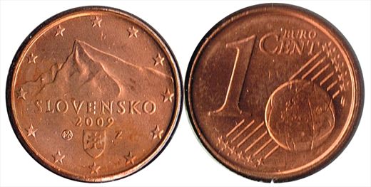 Eslovaquia - Euro cent 1 - 2009 Z