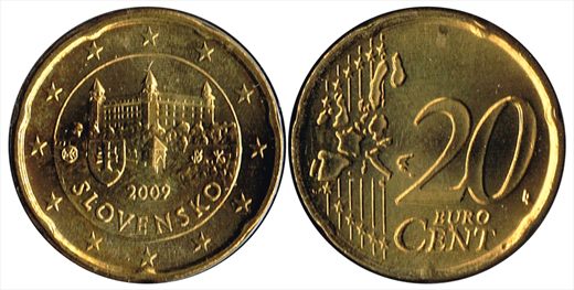 Eslovaquia - Euro cent 20 - 2009