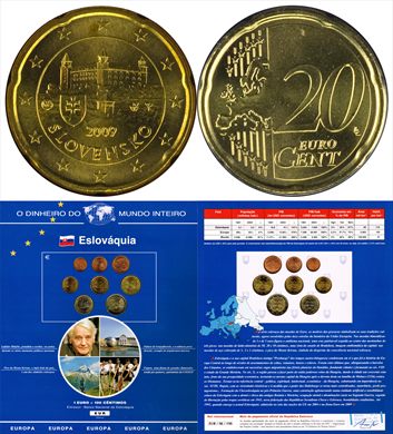 Eslovaquia - Euro Cent 20 - 2009 DMI