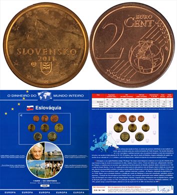 Eslovaquia - Euro Cent 2 - 2011 DMI