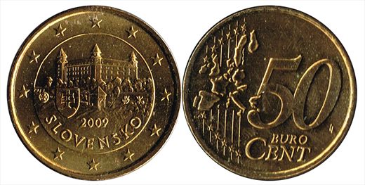 Eslovaquia - Euro cent 50 - 2009