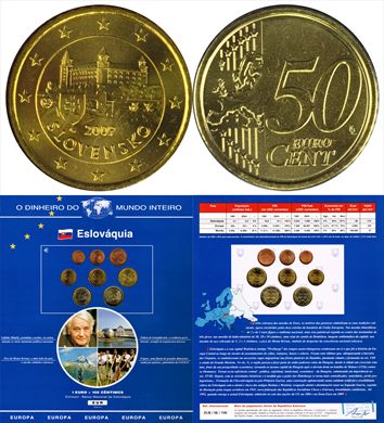 Eslovaquia - Euro Cent 50 - 2009 DMI