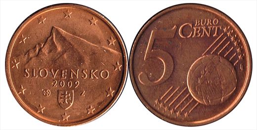 Eslovaquia - Euro cent 5 - 2009 Z