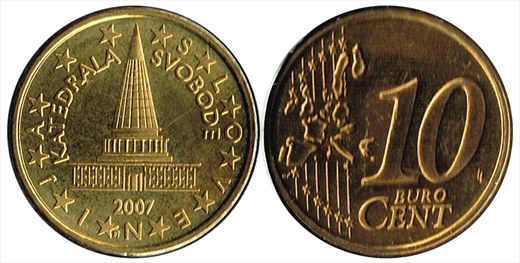 Eslovenia - Euro Cent 10 - 2007