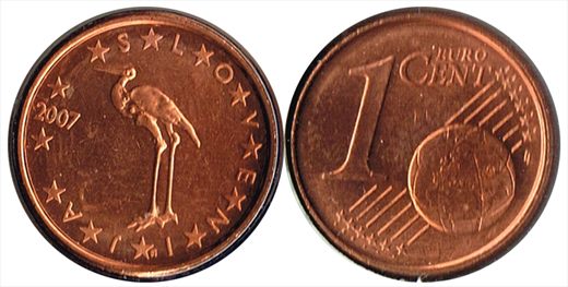 Eslovenia - Euro Cent 1 - 2007