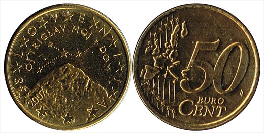 Eslovenia - Euro Cent 50 - 2007