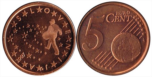 Eslovenia - Euro Cent 5 - 2007