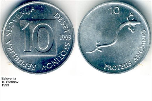 Eslovenia - Stotinov 10 - 1993 - G6 A3 H01 L2C4