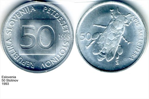 Eslovenia - Stotinov 50 - 1993 - G6 A3 H01 L2C6
