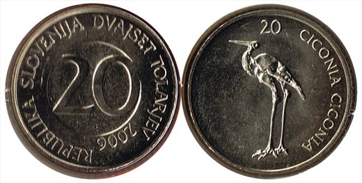 Eslovenia - Tolar 20 - 2006