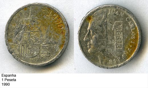 Espanha - Peseta 1 - 1990