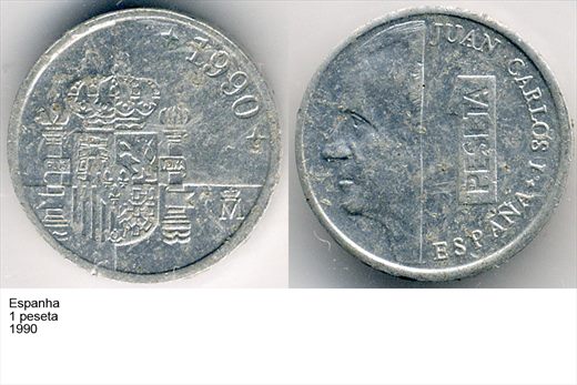 Espanha - Peseta 1 - 1990 - G6 A2 H02 L6C3