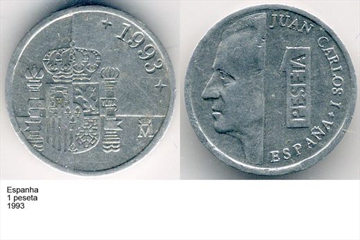 Espanha - Peseta 1 - 1993 - G6 A2 H02 L6C4