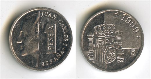 Espanha - Peseta 1 - 1999